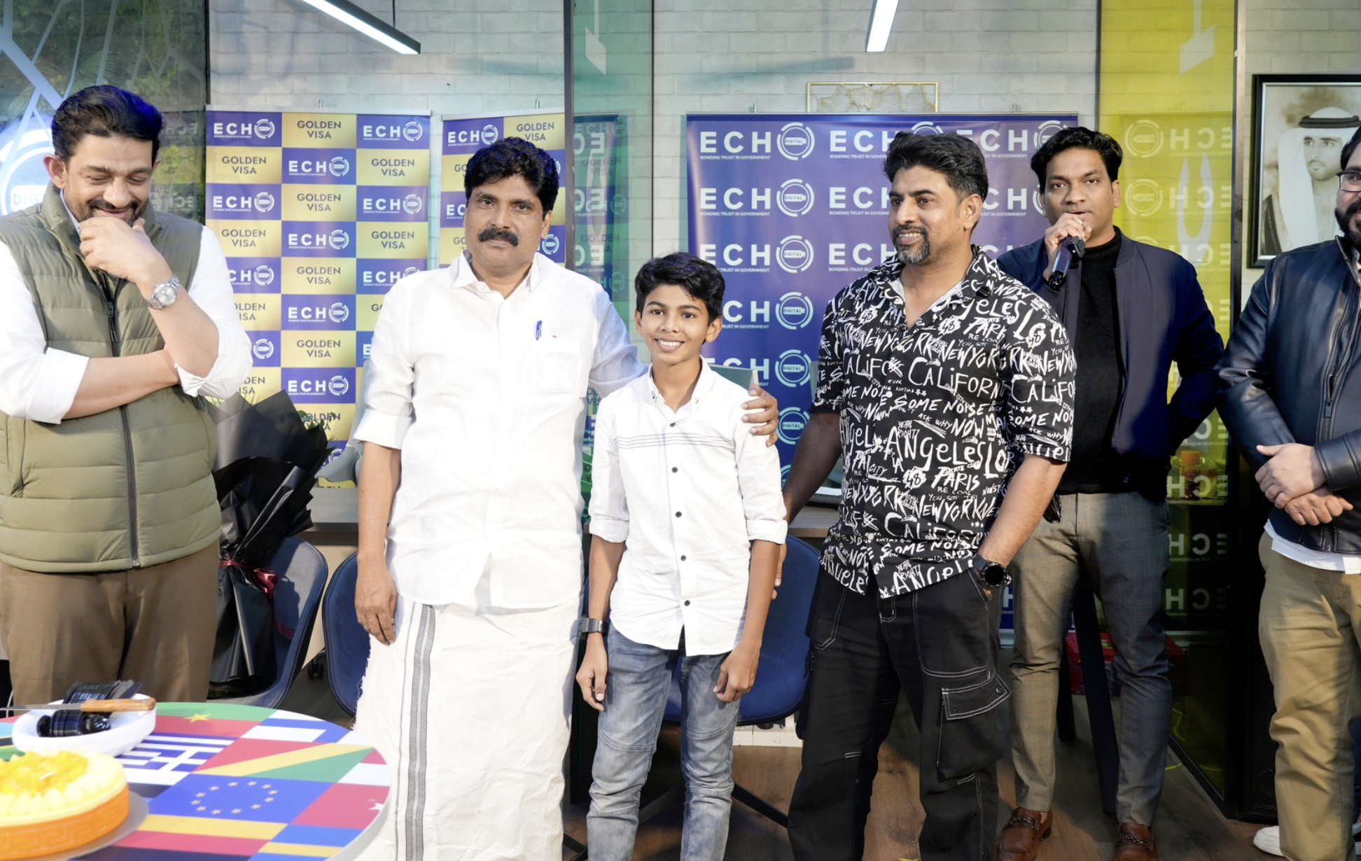 Riza Mohamed at Echo media event Kerala India